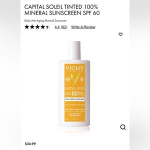 Vichy Tinted Mineral Sunscreen